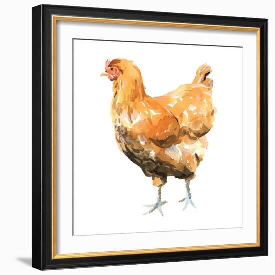 Wild Chicken II-Emma Scarvey-Framed Art Print