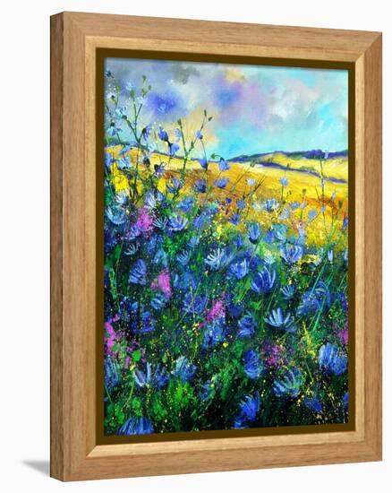 Wild chicorees-Pol Ledent-Framed Stretched Canvas