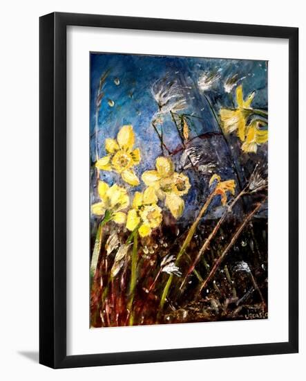 Wild Daffodils-jocasta shakespeare-Framed Giclee Print