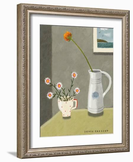 Wild Daisies and Jug-Sophie Harding-Framed Giclee Print