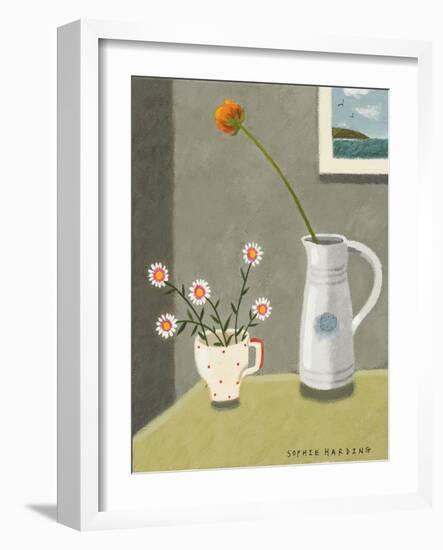 Wild Daisies and Jug-Sophie Harding-Framed Giclee Print
