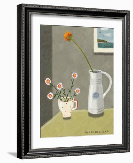 Wild Daisies and Jug-Sophie Harding-Framed Giclee Print