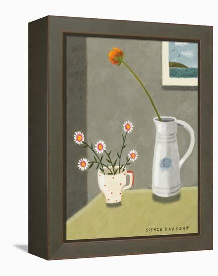 Wild Daisies and Jug-Sophie Harding-Framed Premier Image Canvas