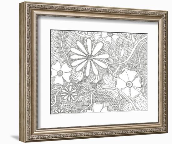 Wild Daisys Less-Pam Varacek-Framed Premium Giclee Print