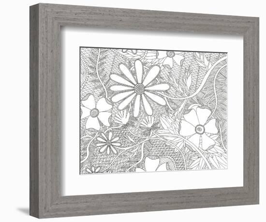 Wild Daisys Less-Pam Varacek-Framed Premium Giclee Print