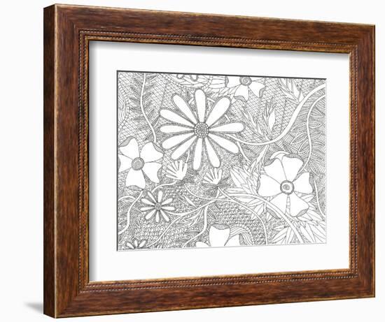 Wild Daisys Less-Pam Varacek-Framed Premium Giclee Print