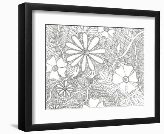 Wild Daisys Less-Pam Varacek-Framed Premium Giclee Print