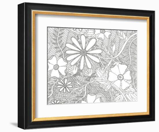 Wild Daisys Less-Pam Varacek-Framed Premium Giclee Print