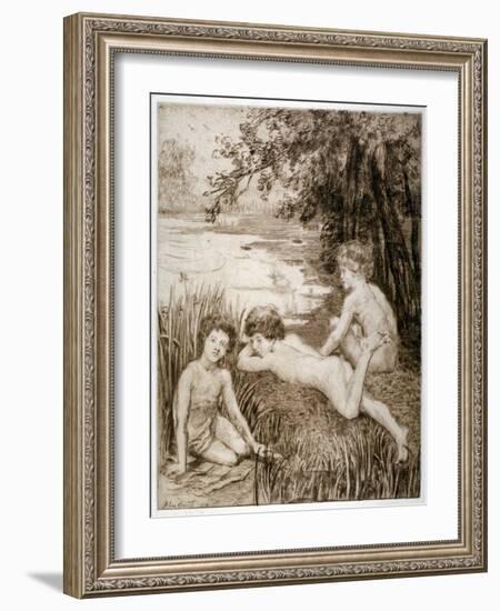 Wild Duck, 1913-Anna Lea Merritt-Framed Giclee Print