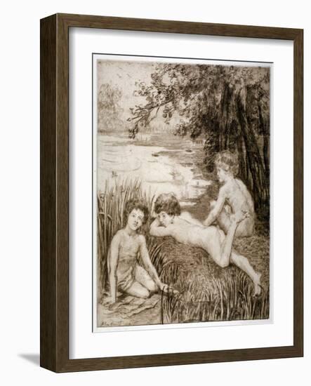 Wild Duck, 1913-Anna Lea Merritt-Framed Giclee Print