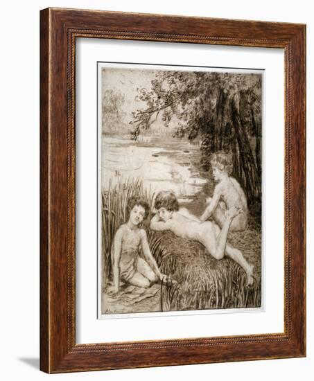 Wild Duck, 1913-Anna Lea Merritt-Framed Giclee Print