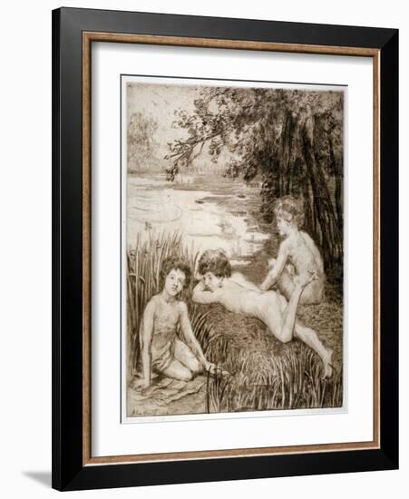 Wild Duck, 1913-Anna Lea Merritt-Framed Giclee Print