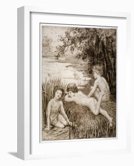 Wild Duck, 1913-Anna Lea Merritt-Framed Giclee Print