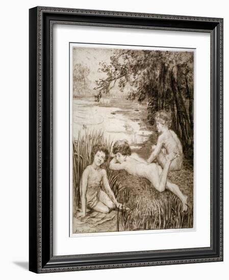 Wild Duck, 1913-Anna Lea Merritt-Framed Giclee Print