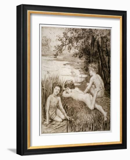 Wild Duck, 1913-Anna Lea Merritt-Framed Giclee Print