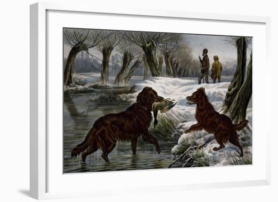 Wild Duck Hunting, 1880-Basil Bradley-Framed Giclee Print