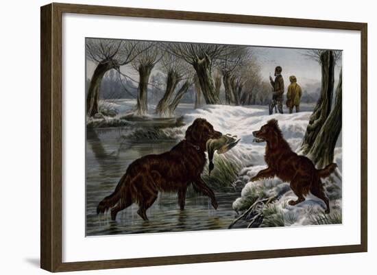 Wild Duck Hunting, 1880-Basil Bradley-Framed Giclee Print