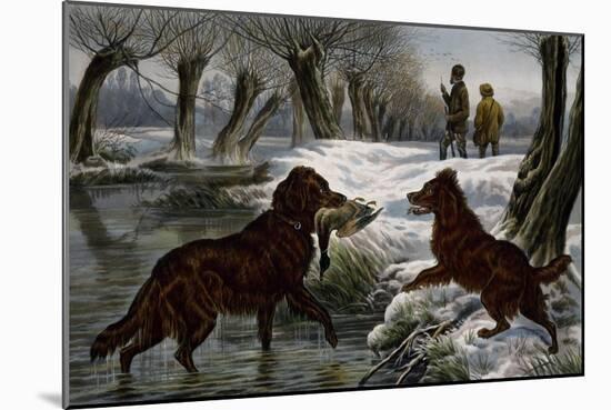 Wild Duck Hunting, 1880-Basil Bradley-Mounted Giclee Print