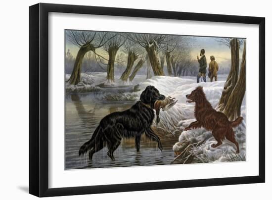 Wild Duck Hunting, 1880-Basil Bradley-Framed Giclee Print