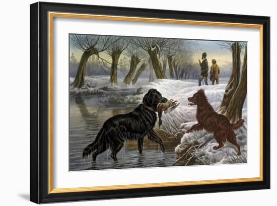 Wild Duck Hunting, 1880-Basil Bradley-Framed Giclee Print