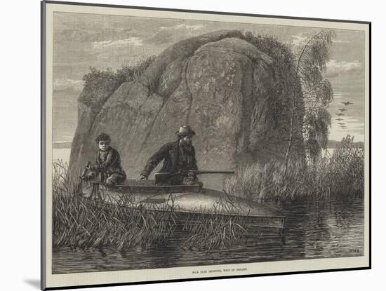 Wild Duck Shooting, West of Ireland-William Heysham Overend-Mounted Giclee Print