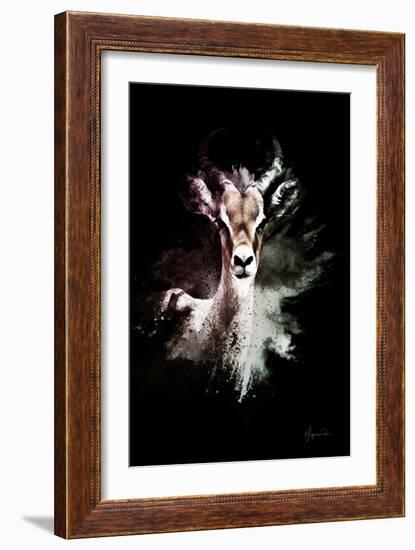 Wild Explosion Collection - The Antelope-Philippe Hugonnard-Framed Art Print