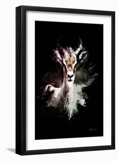 Wild Explosion Collection - The Antelope-Philippe Hugonnard-Framed Art Print