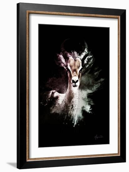 Wild Explosion Collection - The Antelope-Philippe Hugonnard-Framed Art Print