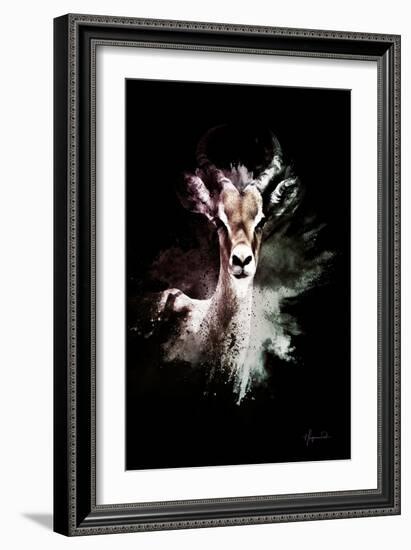 Wild Explosion Collection - The Antelope-Philippe Hugonnard-Framed Art Print