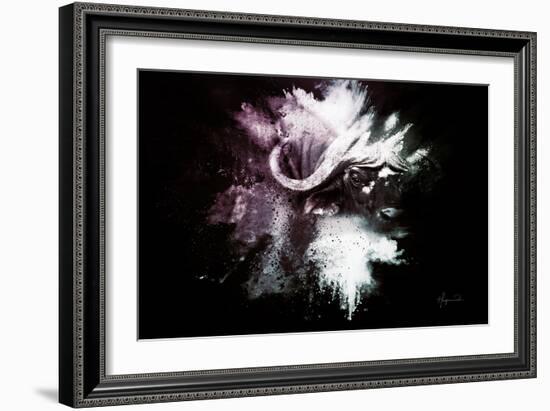 Wild Explosion Collection - The Cape Buffalo-Philippe Hugonnard-Framed Premium Giclee Print