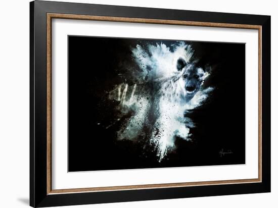 Wild Explosion Collection - The Hyena-Philippe Hugonnard-Framed Art Print
