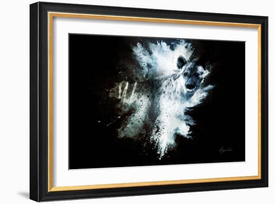 Wild Explosion Collection - The Hyena-Philippe Hugonnard-Framed Art Print