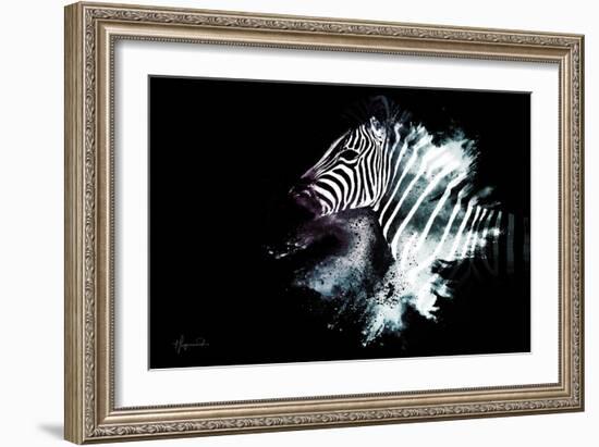 Wild Explosion Collection - The Zebra-Philippe Hugonnard-Framed Art Print