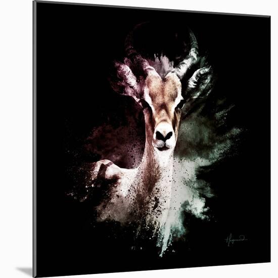 Wild Explosion Square Collection - The Antelope-Philippe Hugonnard-Mounted Art Print