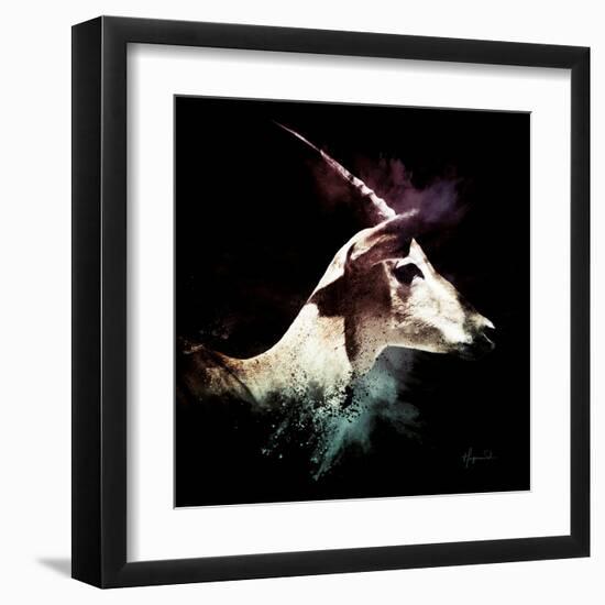 Wild Explosion Square Collection - The Impala-Philippe Hugonnard-Framed Art Print