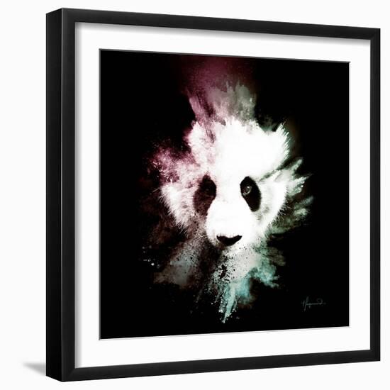 Wild Explosion Square Collection - The Panda-Philippe Hugonnard-Framed Art Print