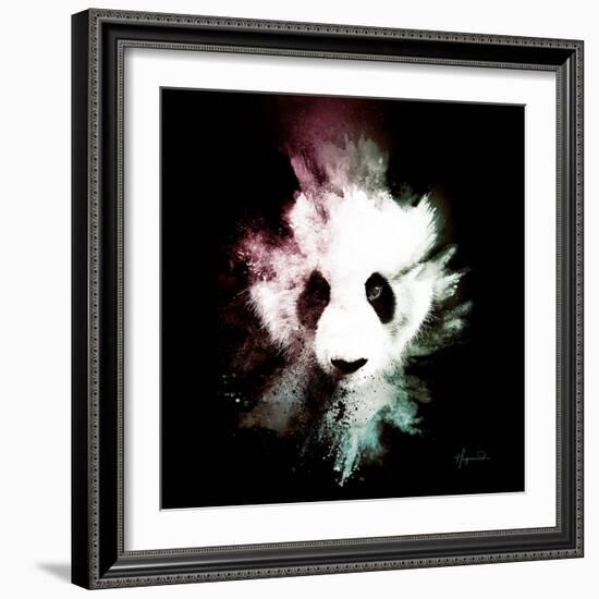 Wild Explosion Square Collection - The Panda-Philippe Hugonnard-Framed Art Print