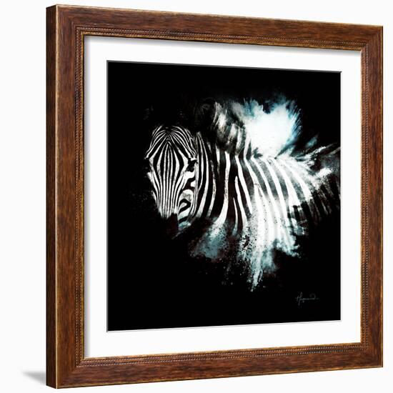 Wild Explosion Square Collection - The Zebra II-Philippe Hugonnard-Framed Art Print