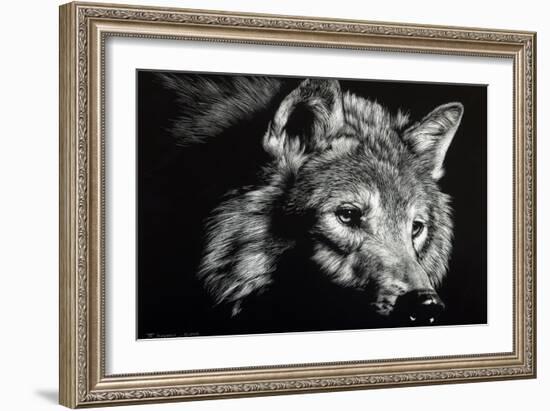 Wild Eyes-Julie Chapman-Framed Art Print