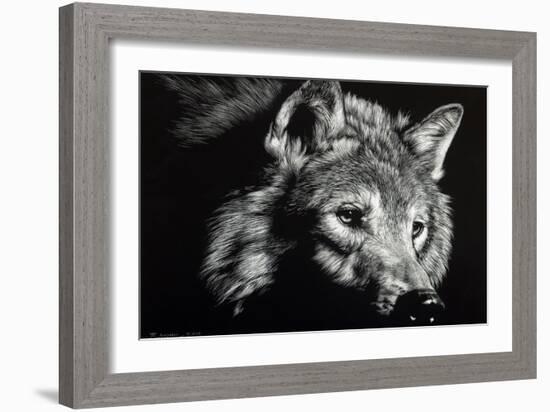 Wild Eyes-Julie Chapman-Framed Art Print