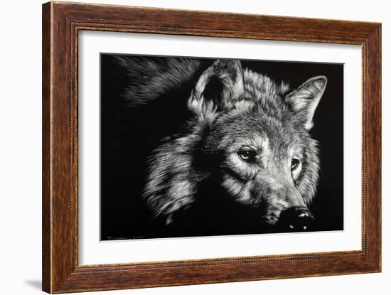 Wild Eyes-Julie Chapman-Framed Art Print