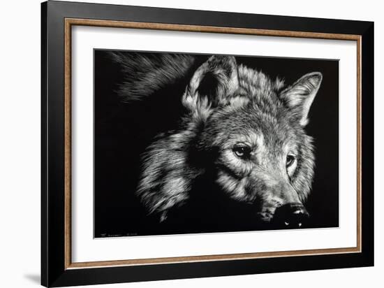 Wild Eyes-Julie Chapman-Framed Art Print