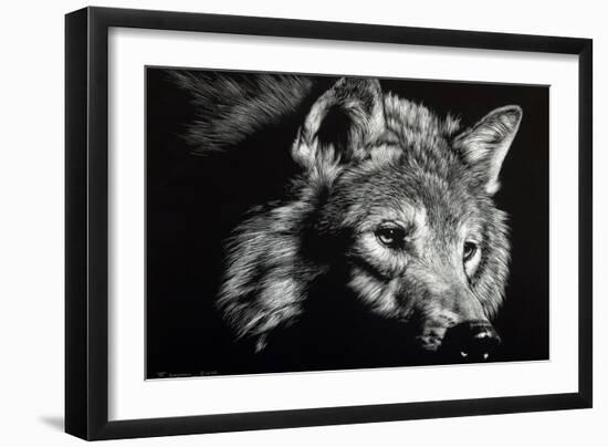 Wild Eyes-Julie Chapman-Framed Art Print