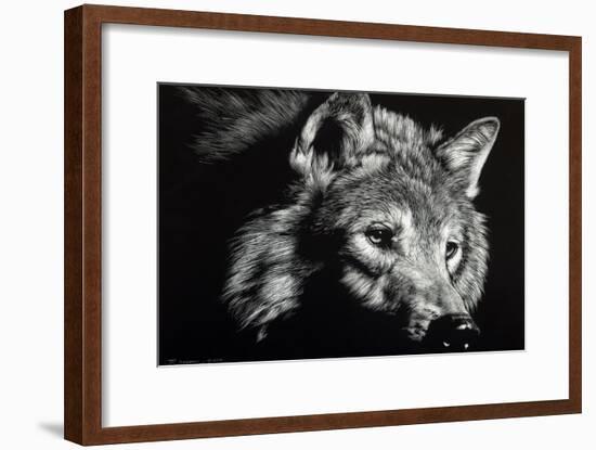 Wild Eyes-Julie Chapman-Framed Art Print