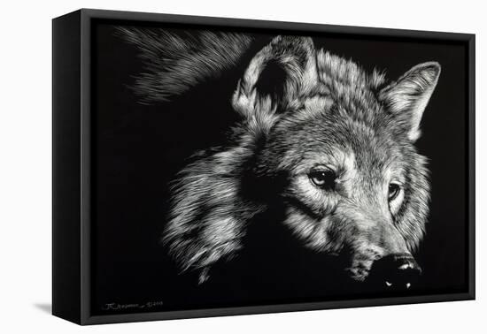 Wild Eyes-Julie Chapman-Framed Stretched Canvas