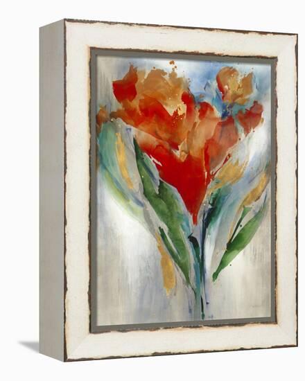 Wild Flower Bouquet-Leah Rei-Framed Stretched Canvas