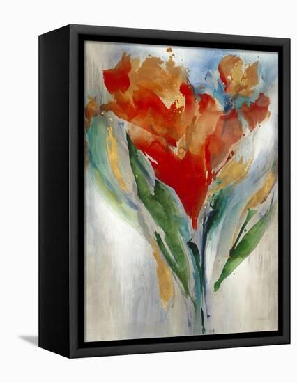 Wild Flower Bouquet-Leah Rei-Framed Stretched Canvas