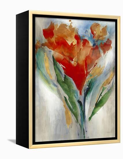 Wild Flower Bouquet-Leah Rei-Framed Stretched Canvas