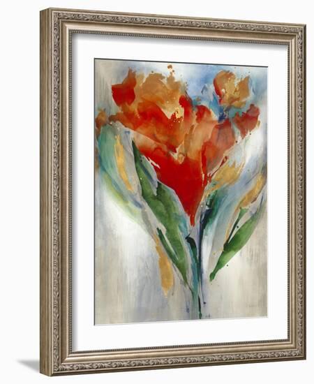 Wild Flower Bouquet-Leah Rei-Framed Art Print