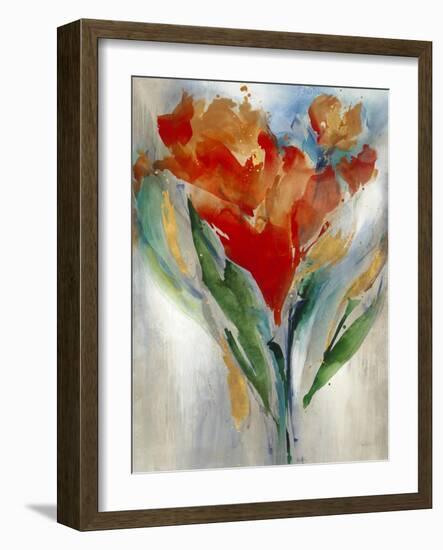 Wild Flower Bouquet-Leah Rei-Framed Art Print